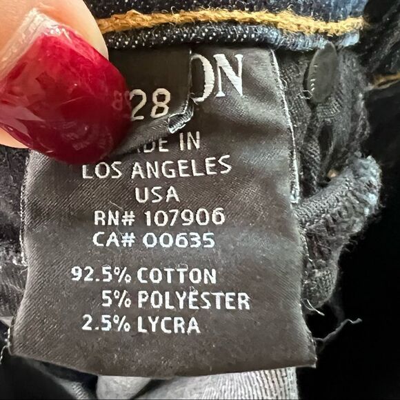 Hudson | Luna Super Skinny Crop Jeans - Picture 8 of 9